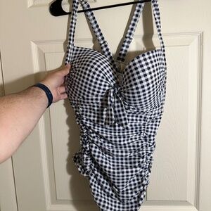 Gingham Print One-Piece Swimsuit | Torrid